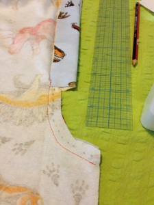Kwik-Sew-Pattern-3793-Male-Pajama-Pants-DIY-Dinosaur-Fabric-Sew-Mark