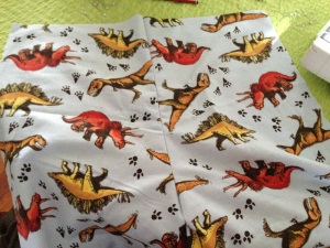 Kwik-Sew-Pattern-3793-Male-Pajama-Pants-DIY-Dinosaur-Fabric-Seam