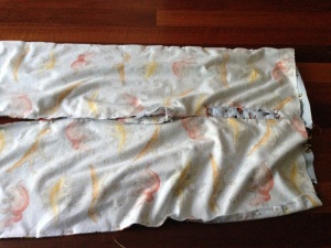 Kwik-Sew-Pattern-3793-Male-Pajama-Pants-DIY-Dinosaur-Fabric-Outside-Leg