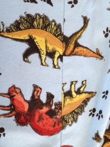 Kwik-Sew-Pattern-3793-Male-Pajama-Pants-DIY-Dinosaur-Fabric-Two-Dinos-Become-One