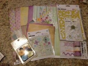 Scrapbook-Paper-Mini-Kit-Basic-Grey-Kioshi-Olio-Nook-Pantry-Plumeria