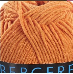 Bergere-De-France-Sonora-Yarn-Melon-4mm-Knitting-Needle-50-Acrylic-Cotton-Skein-50g-115m